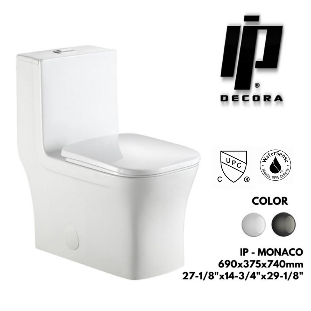 Toilet Mónaco IP Decora
